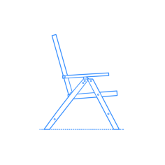 Furniture Recliner Ikea Applaro Reclining Chair Stencil Svg Vector, Free Vectors File